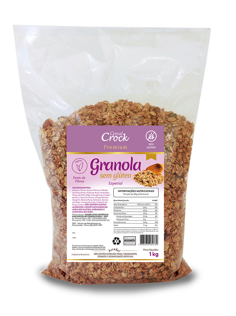 Granola com Aveia sem Glúten Especial