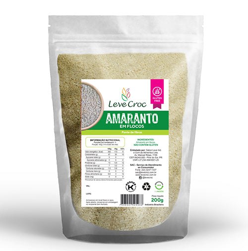 Amaranto em flocos
