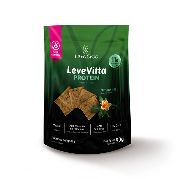 LeveVitta Protein Ora-pro-Nóbis Leve Croc Sem Glúten